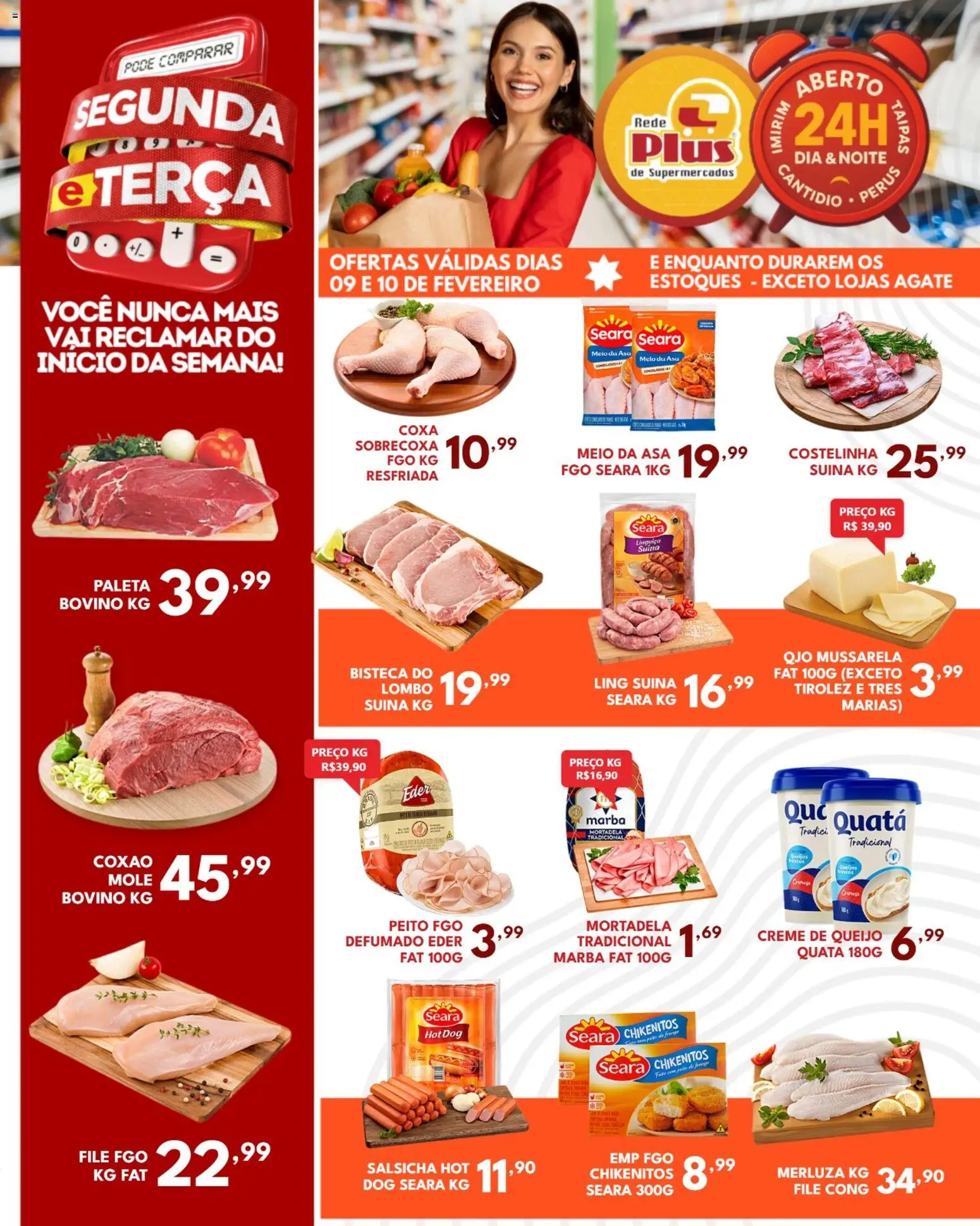 Pré-Visualização do folheto "Ofertas da semana" da loja Rede Plus Supermercados válido a partir de 09/02/2026