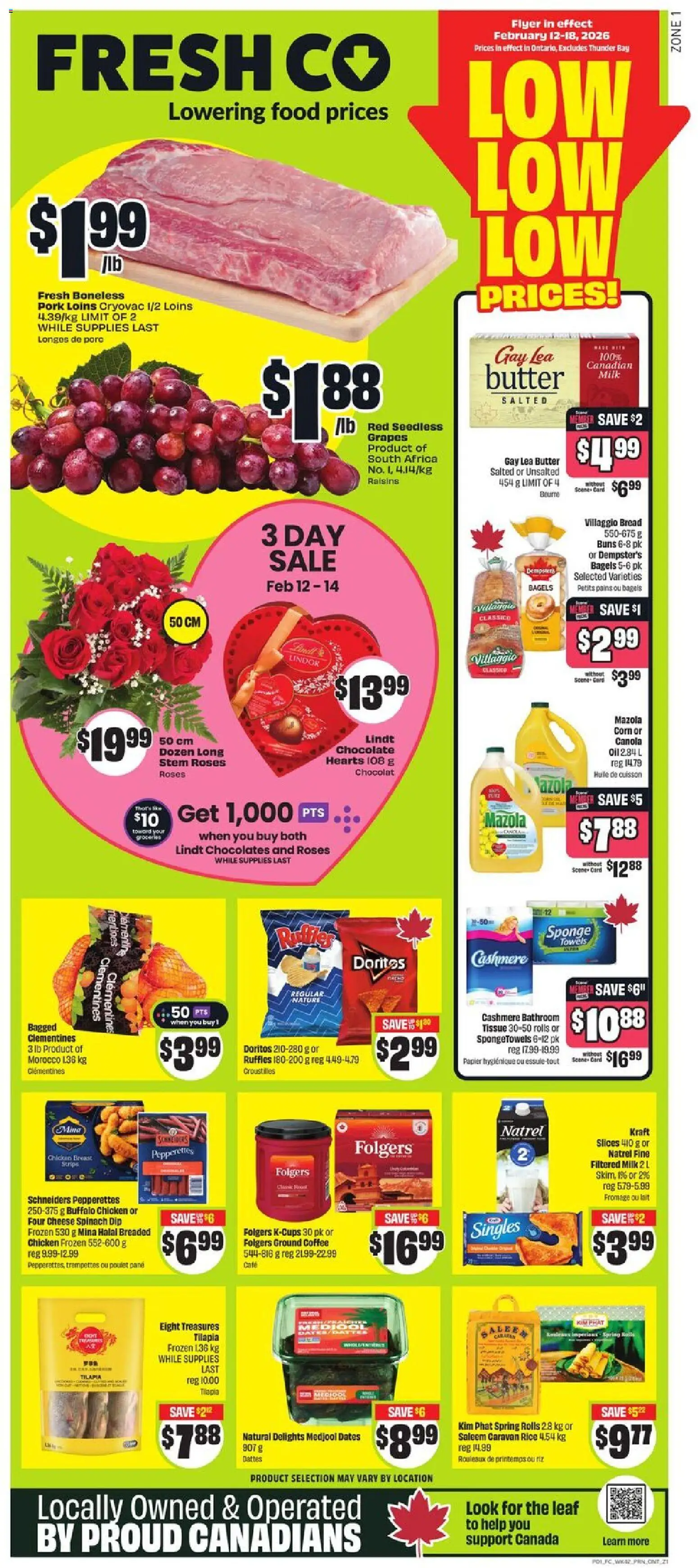 Preview of leaflet Weekly flyer / circulaire from shop FreshCo is valid from Feb 12, 2026