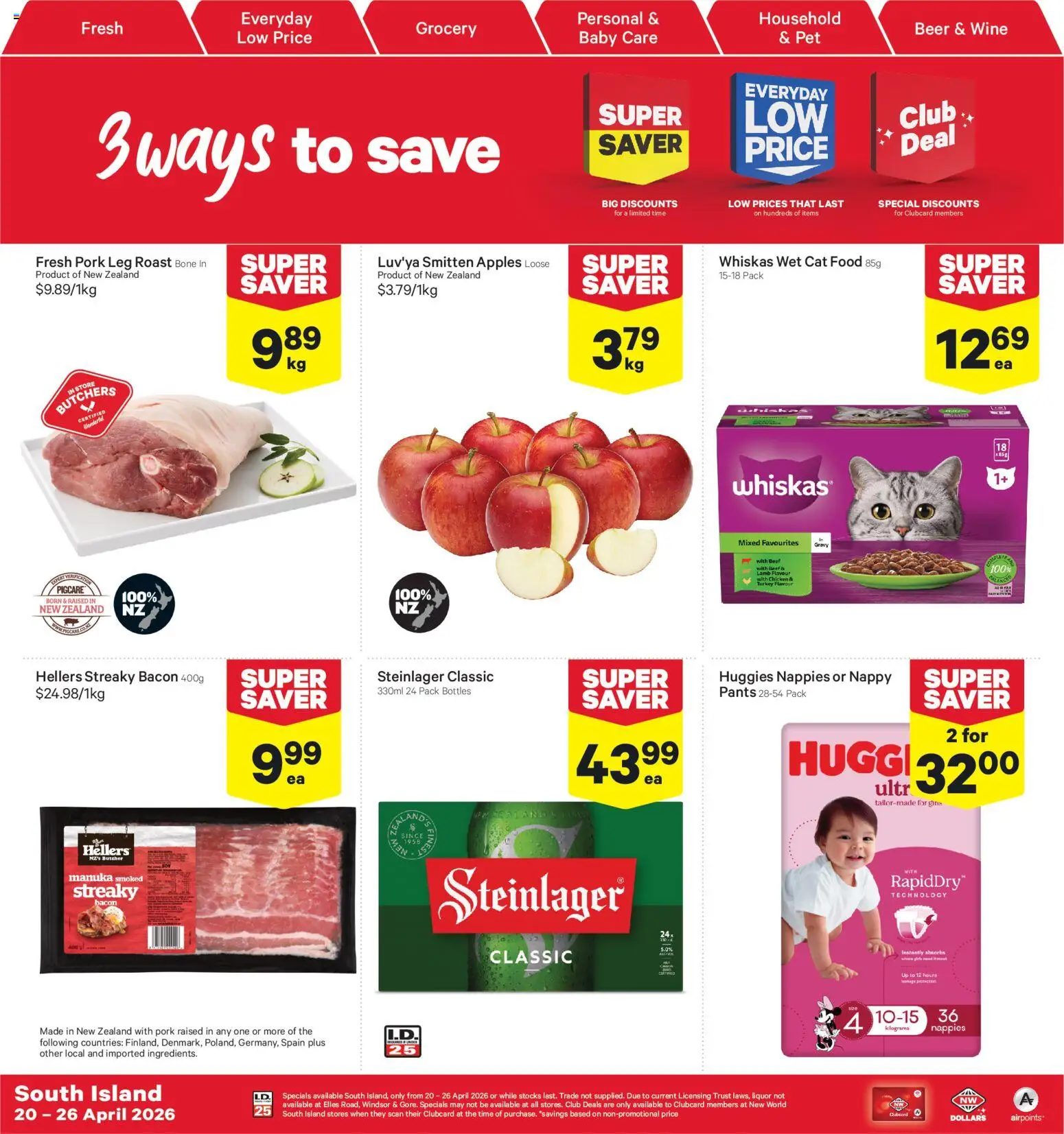 Preview of catalogue New World South Island catalogue from shop New World valid 30 Mar 2026