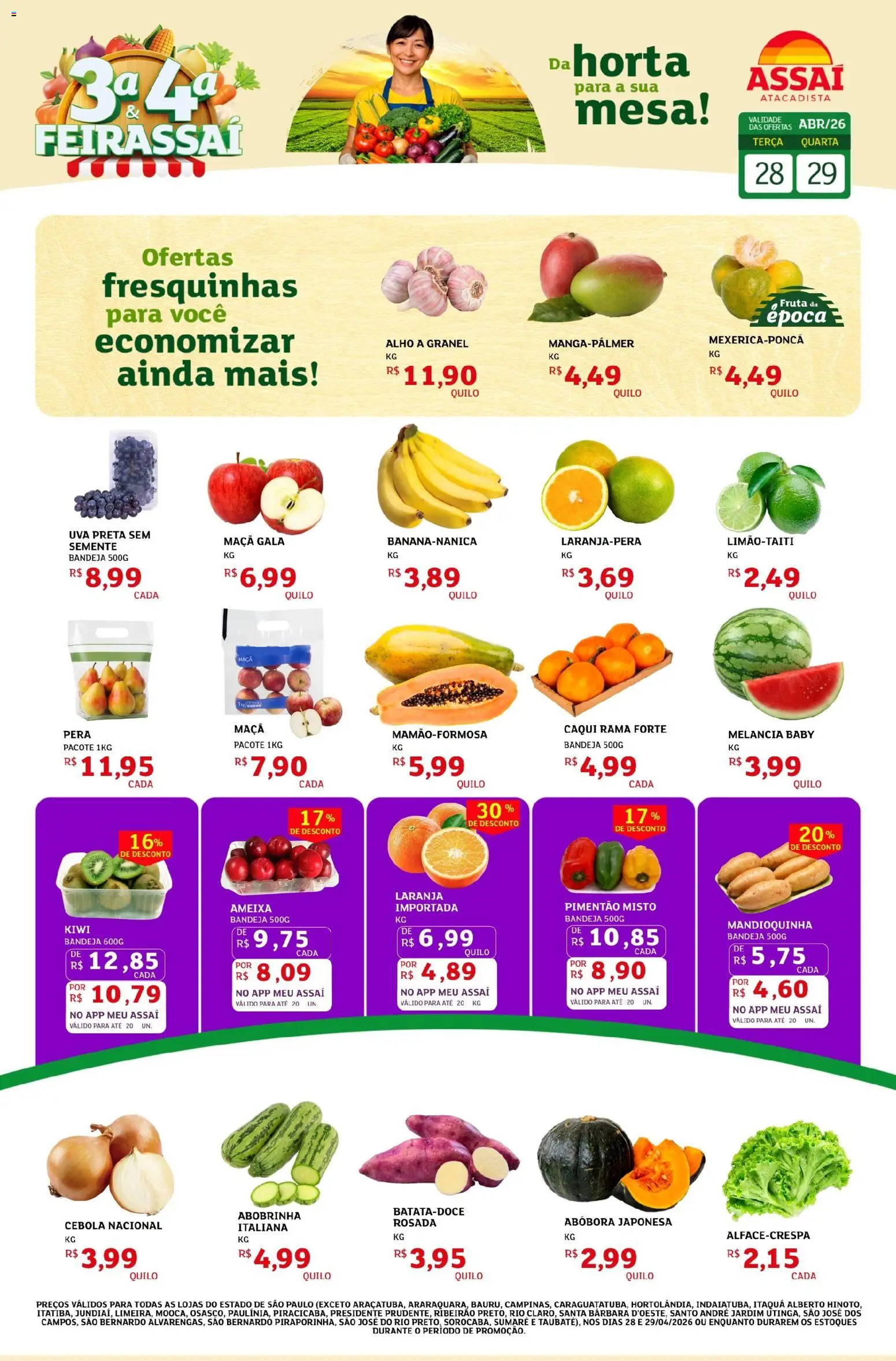 Pré-Visualização do folheto "Assaí Atacadista ofertas - SP" da loja Assaí Atacadista válido a partir de 28/04/2026