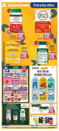 Preview of leaflet Natural Products Booklet from shop Jean Coutu is valid from Sep 25, 2025
