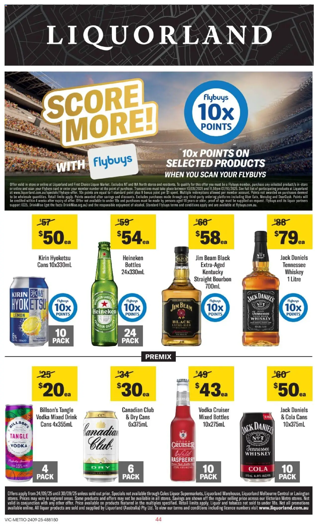 Liquorland catalogue valid from 24/09/2025 - page 1