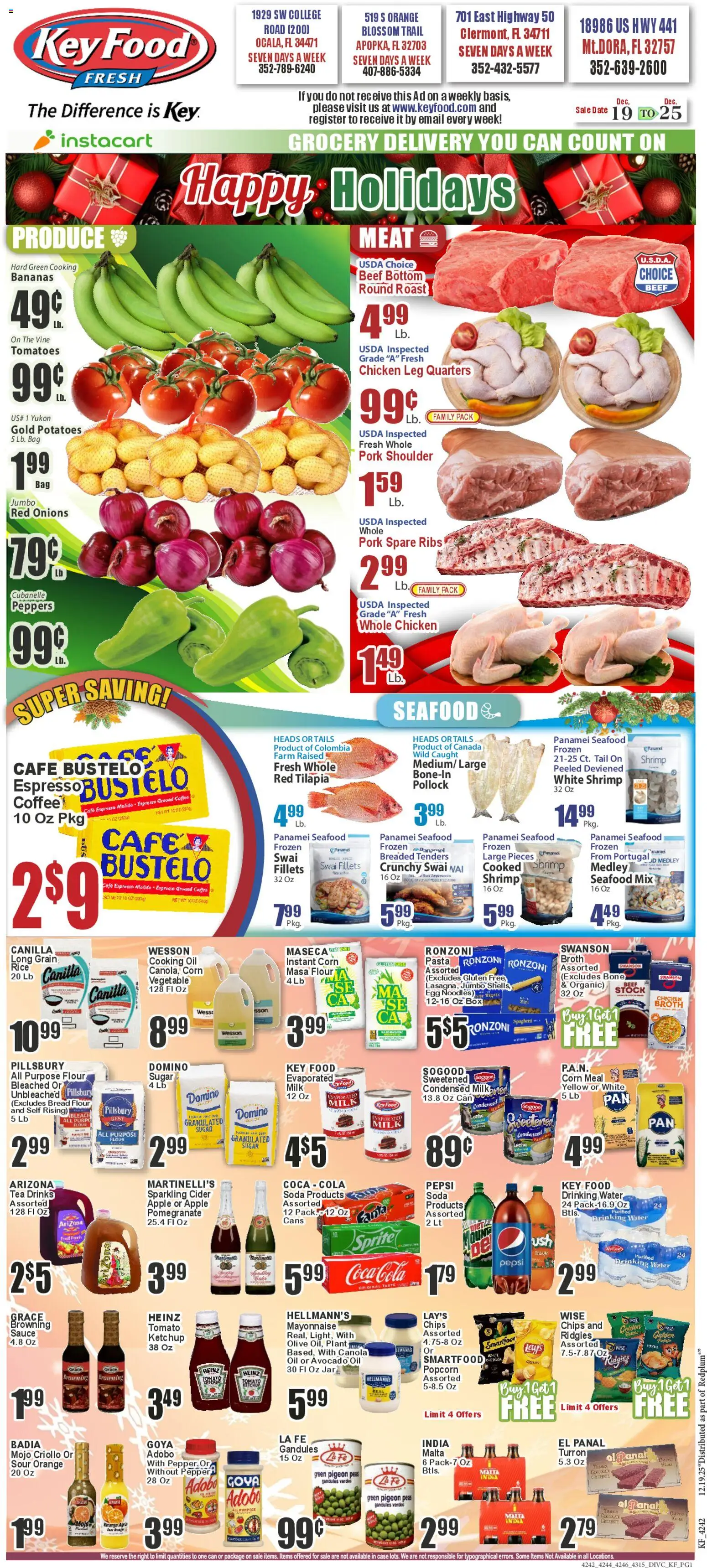 Ad Preview of Key Food Weekly Ad from 12/19/2025