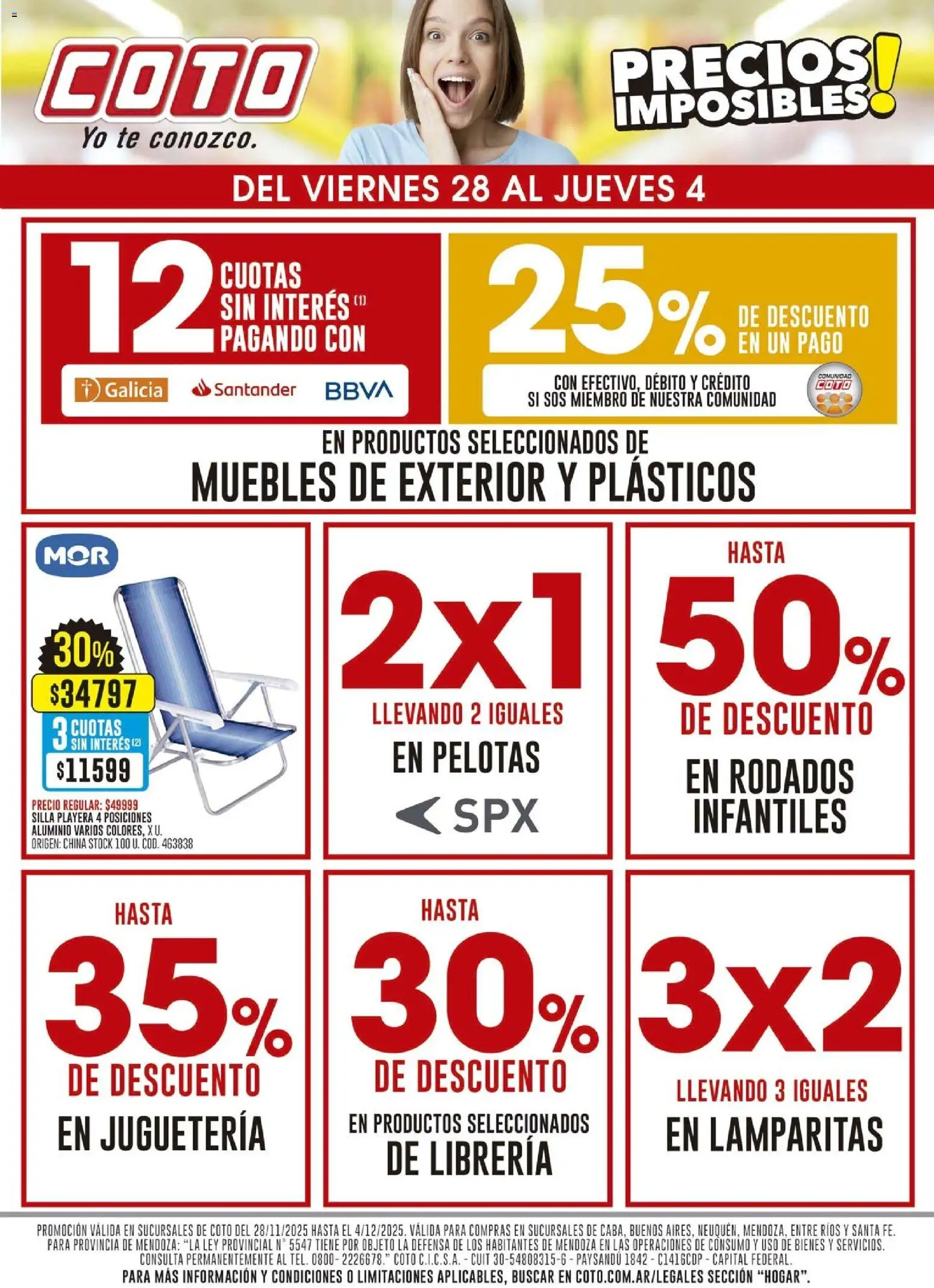 Vista previa del folleto de la tienda Coto válido desde el 28/11/2025 