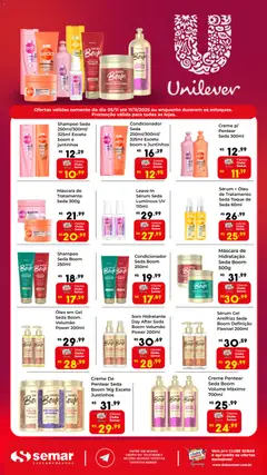 Pré-Visualização do folheto "Ofertas Unilever" da loja Semar Supermercado válido a partir de 05/11/2025
