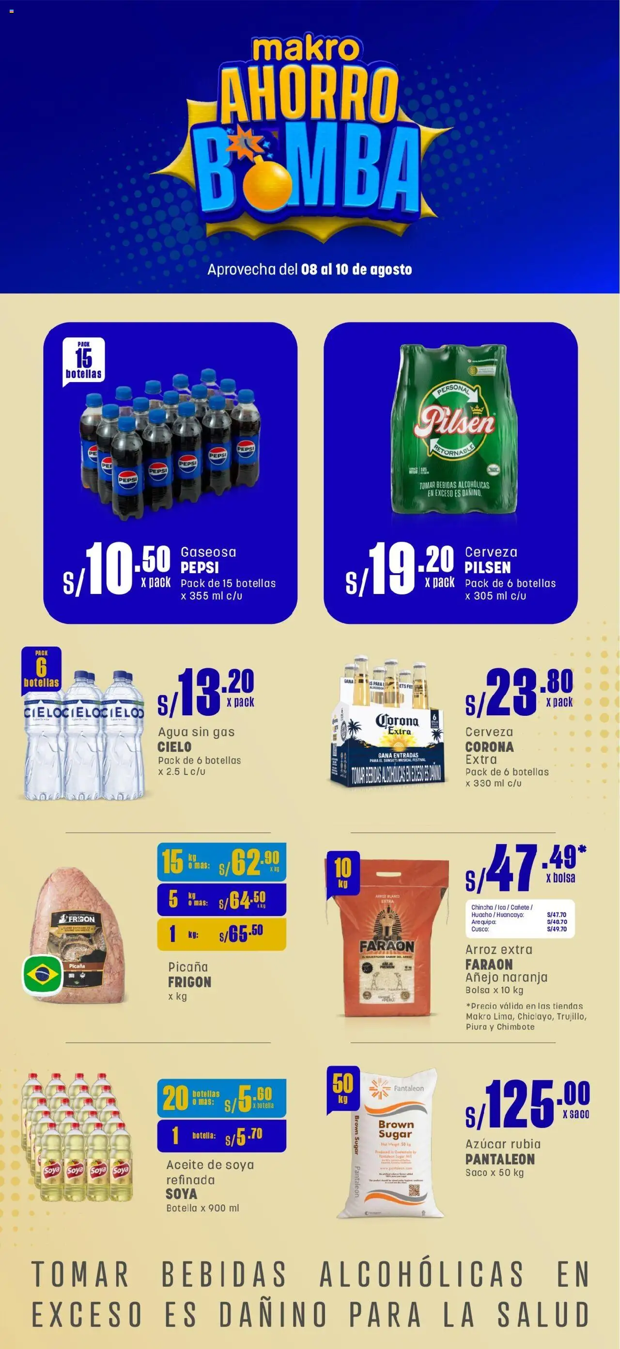 Makro Makro Volante BOMBA FDS#2 Agosto (08/08/2025 - 10/08/2025) - ofertas de hoy - número de página 1