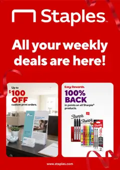 Ad Preview of Staples Weekly Ad from 01/18/2026
