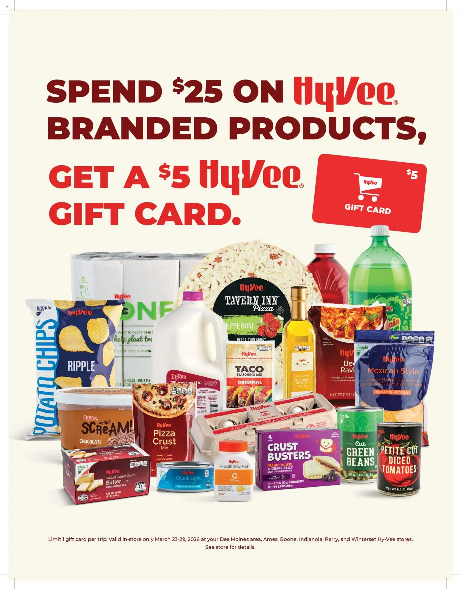 Ad Preview of HyVee HyVee Brands Sale from 03/23/2026