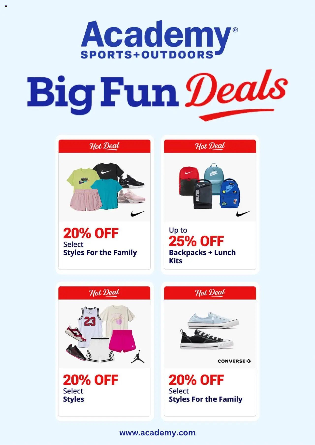 Academy Sports Weekly Ad from 07/21/2025 - Flyer - Page number 1