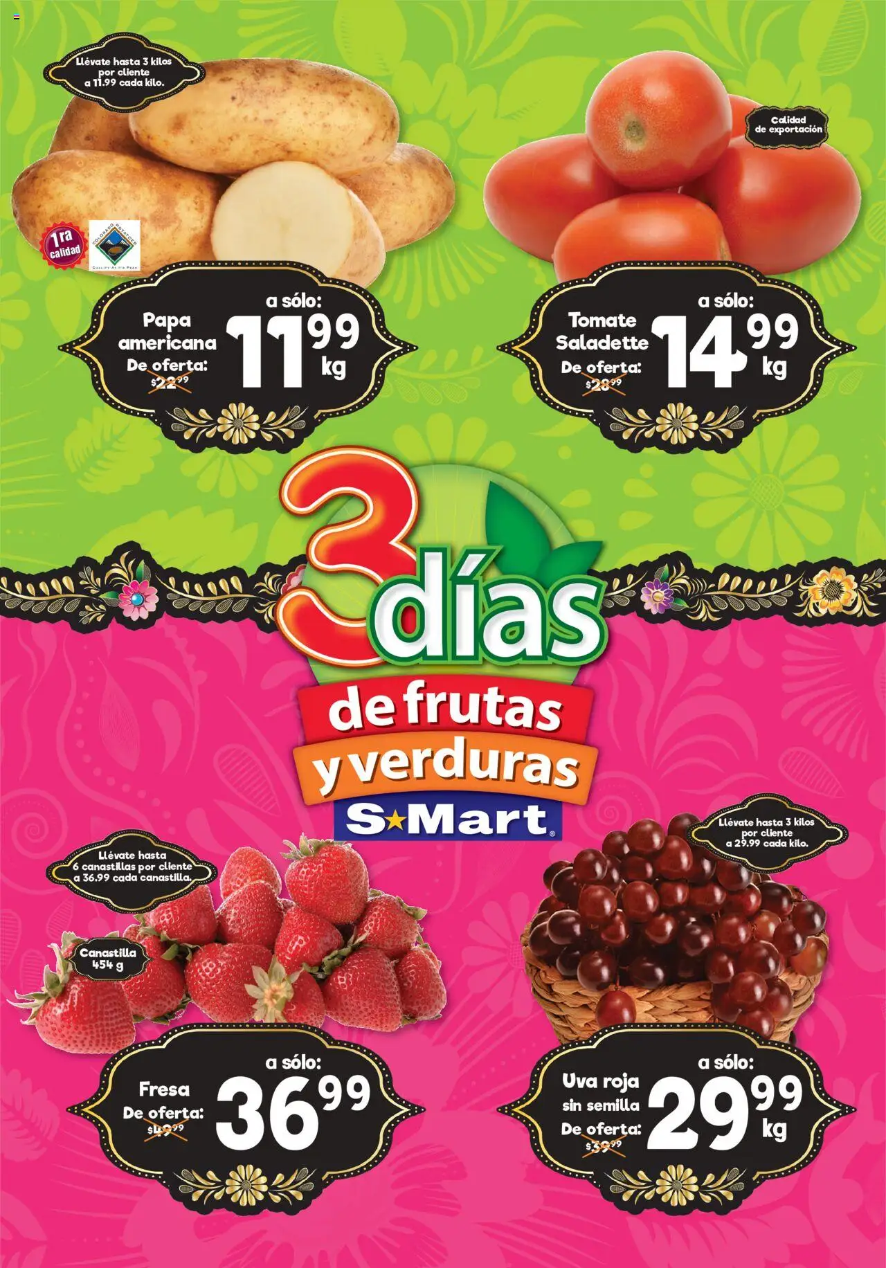 Folleto - Juarez S-Mart y sus promociones válidas desde el 26/08/2025 - Número de página 1