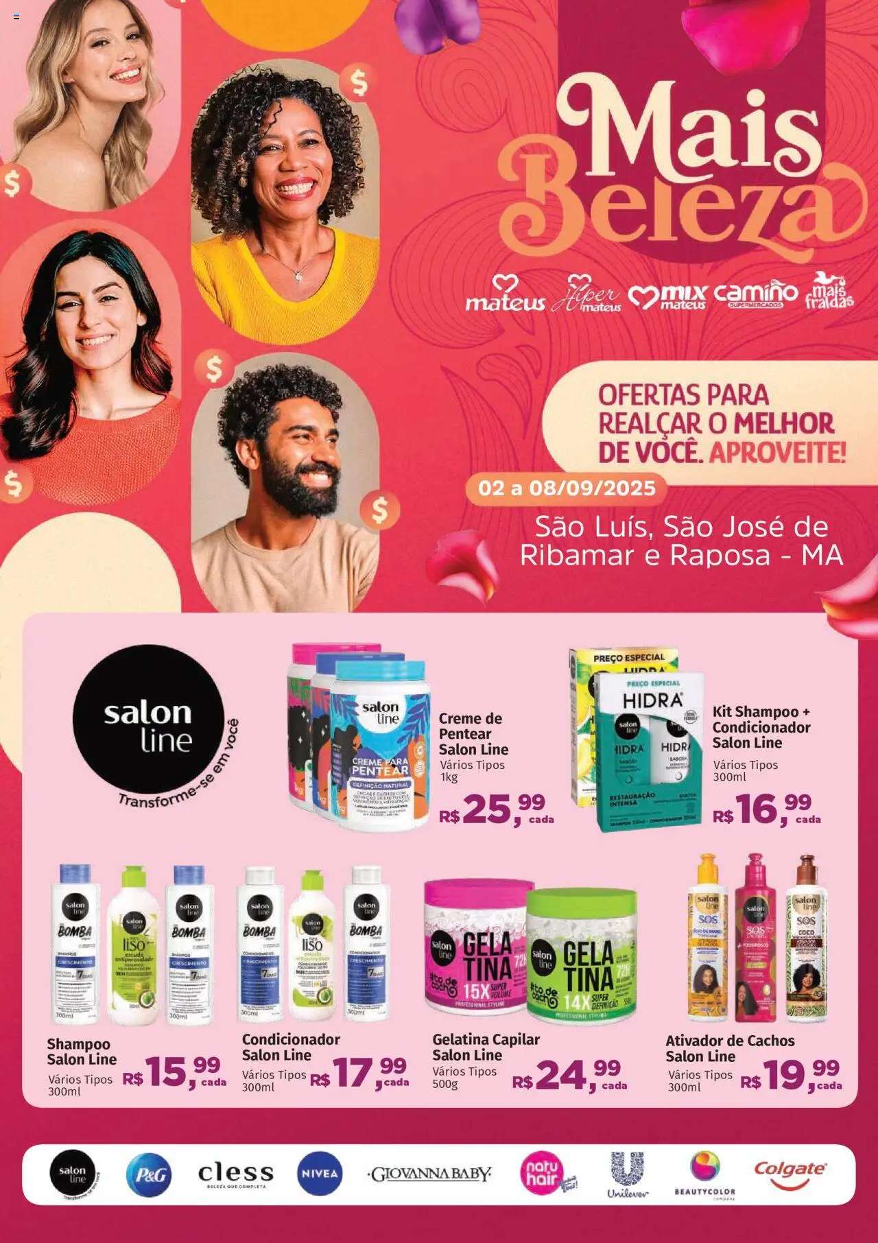Mateus folheto "Ofertas Mais Beleza" válido a partir de 02/09/2025 - número de página 1