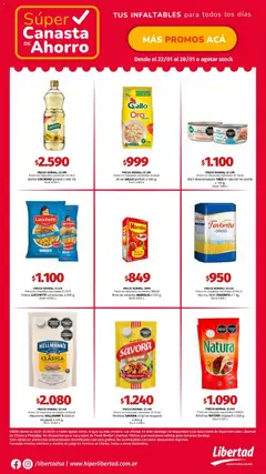 Vista previa del folleto de la tienda Hipermercado Libertad válido desde el 22/01/2026 