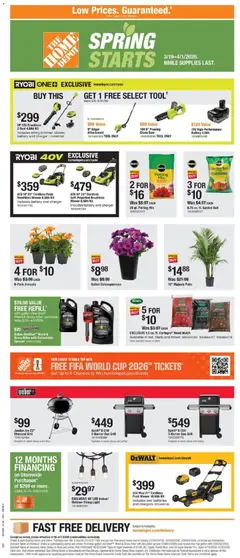 Ad Preview of Home Depot Home Depot Local Ad - CA from 03/19/2026