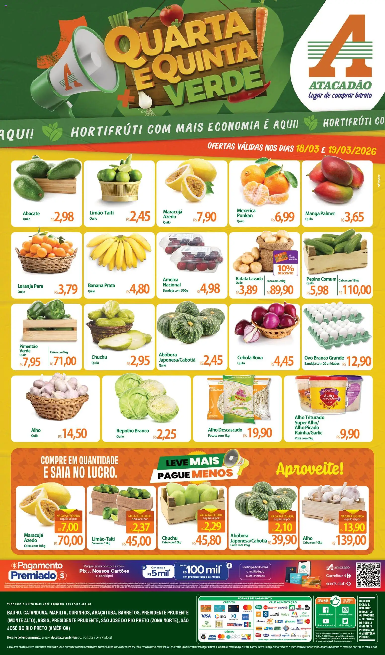 Pré-Visualização do folheto "Atacadão ofertas - SP" da loja Atacadão válido a partir de 18/03/2026