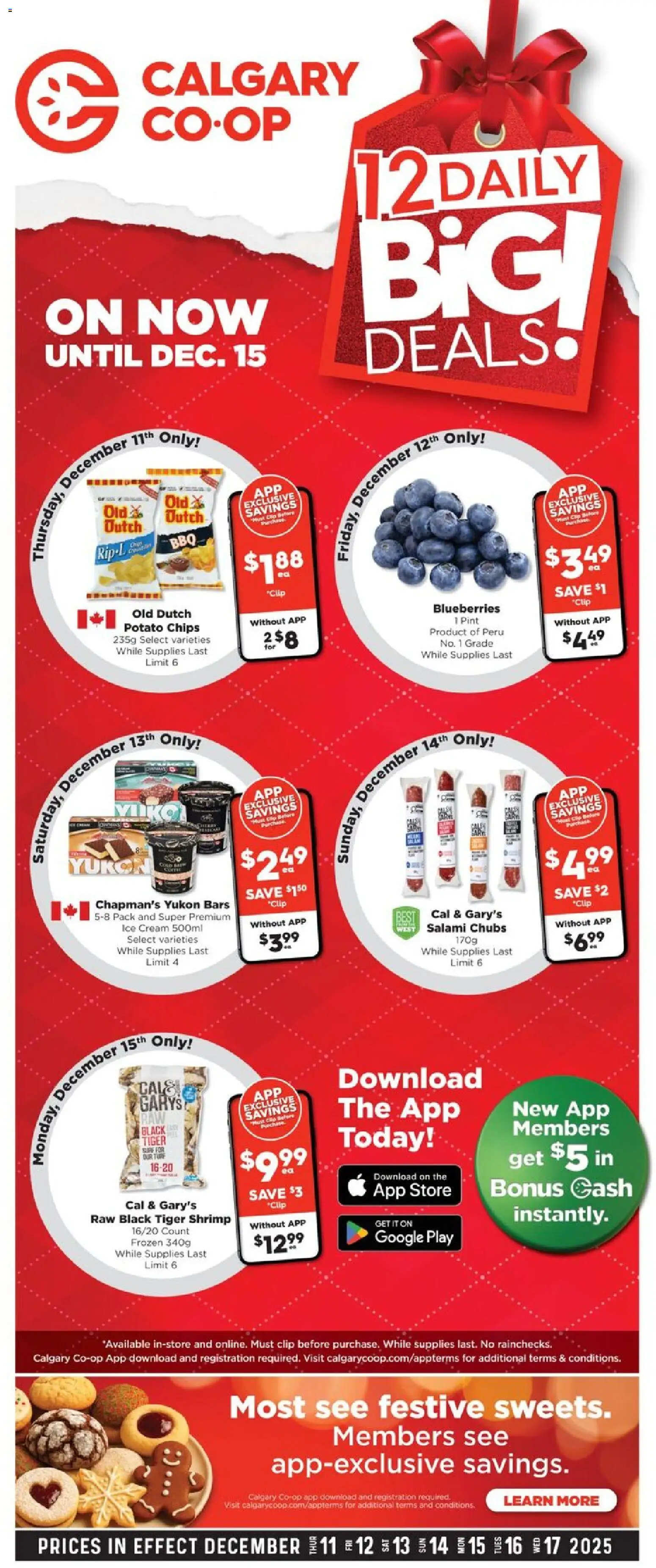 Preview of leaflet Weekly flyer / circulaire from shop Calgary Co-op is valid from Dec 11, 2025