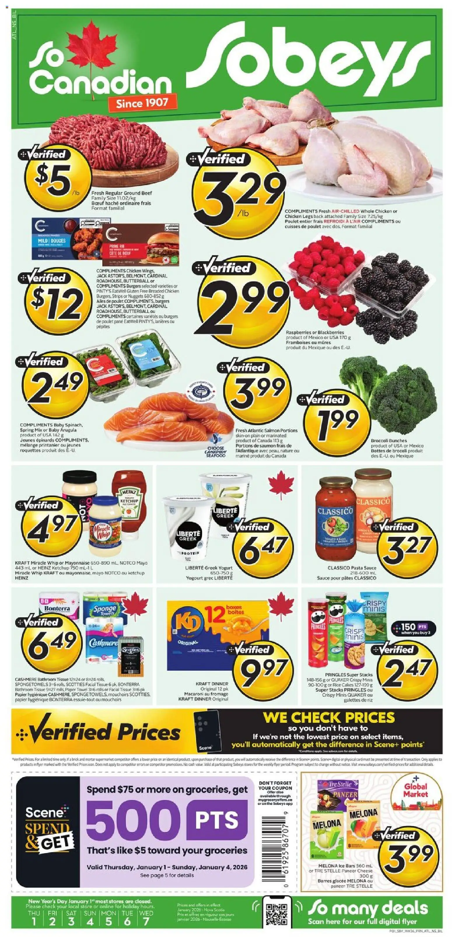 Preview of leaflet Weekly Flyer - NS from shop Sobeys is valid from Jan 01, 2026