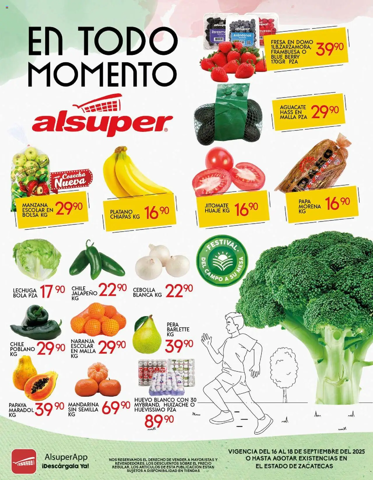 Folleto Zacatecas Alsuper y sus promociones válidas desde el 16/09/2025 - Número de página 1