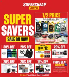Preview of catalogue Catalogue from shop Supercheap Auto valid 15 Oct 2025