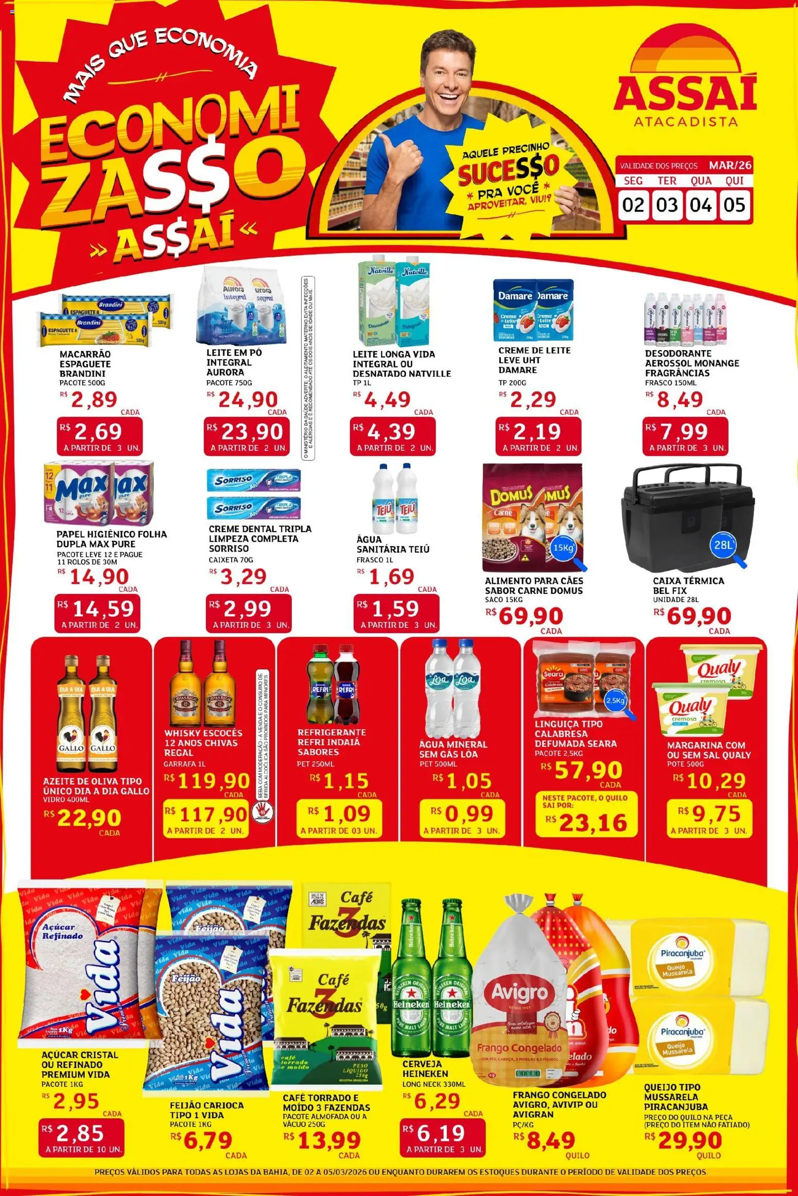Pré-Visualização do folheto "Assaí Atacadista ofertas - BA" da loja Assaí Atacadista válido a partir de 02/03/2026