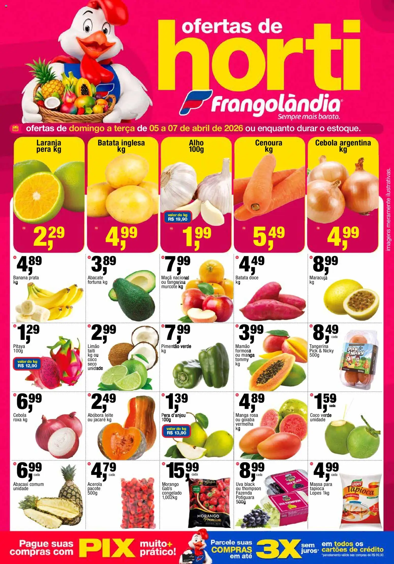 Pré-Visualização do folheto "Frangolândia - Ofertas da semana" da loja Frangolândia válido a partir de 05/04/2026