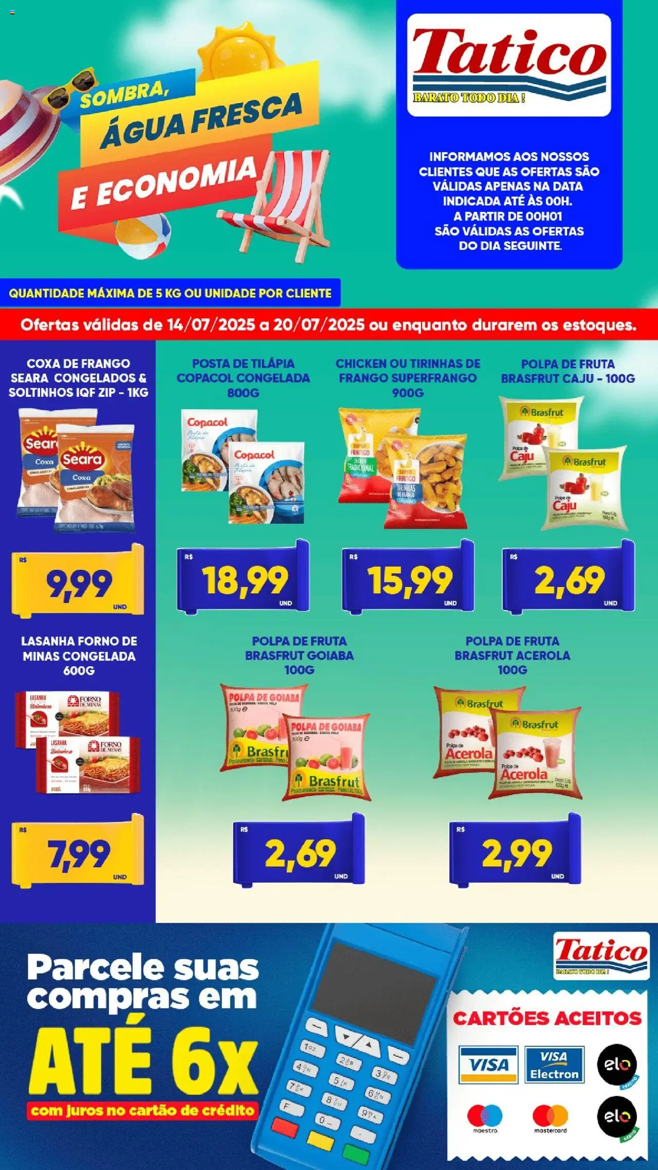 Tatico folheto "Ofertas da semana" válido a partir de 14/07/2025 - número de página 1