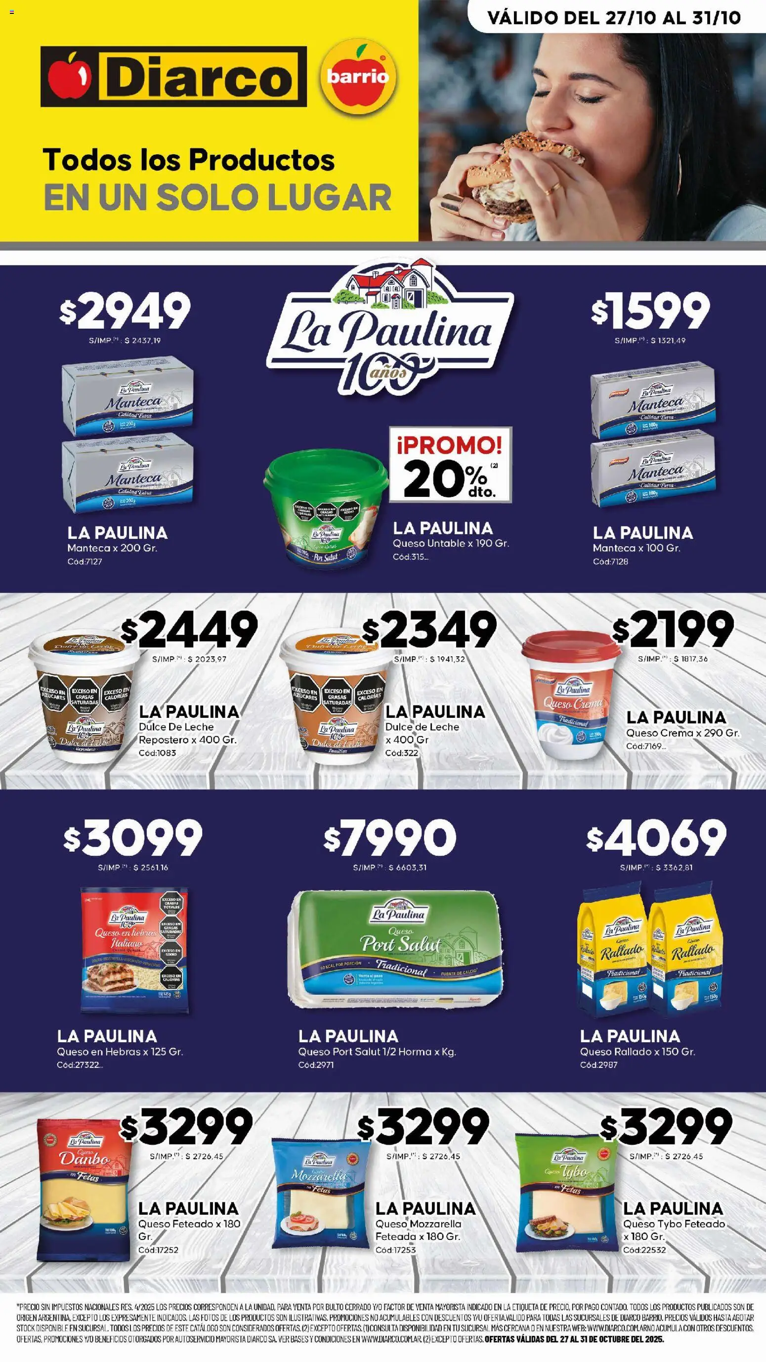 Diarco Especial Molfino del 27/10/2025 Online