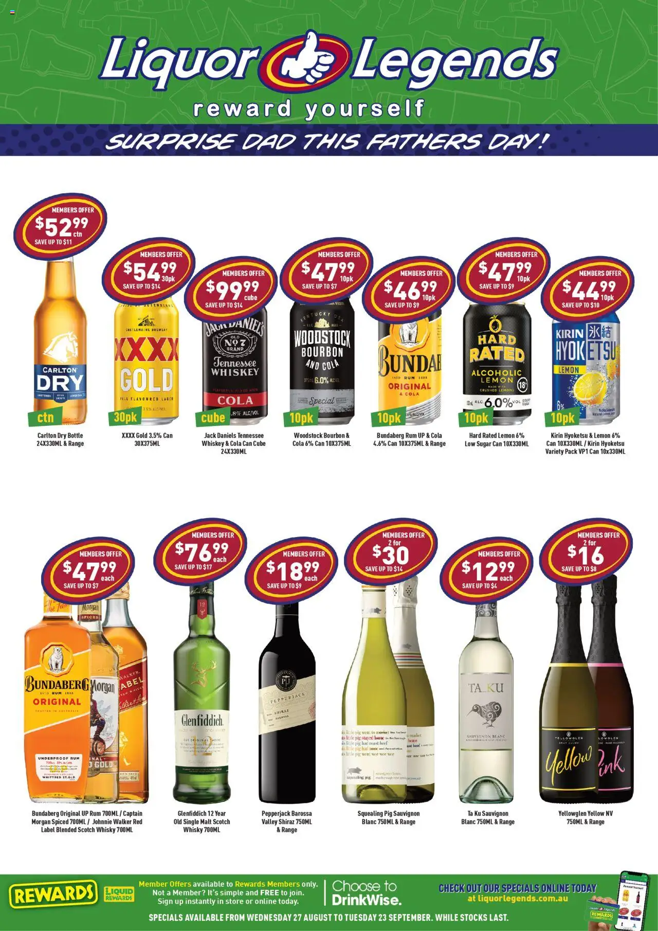 Liquor Legends catalogue valid from 27/08/2025 - page 1