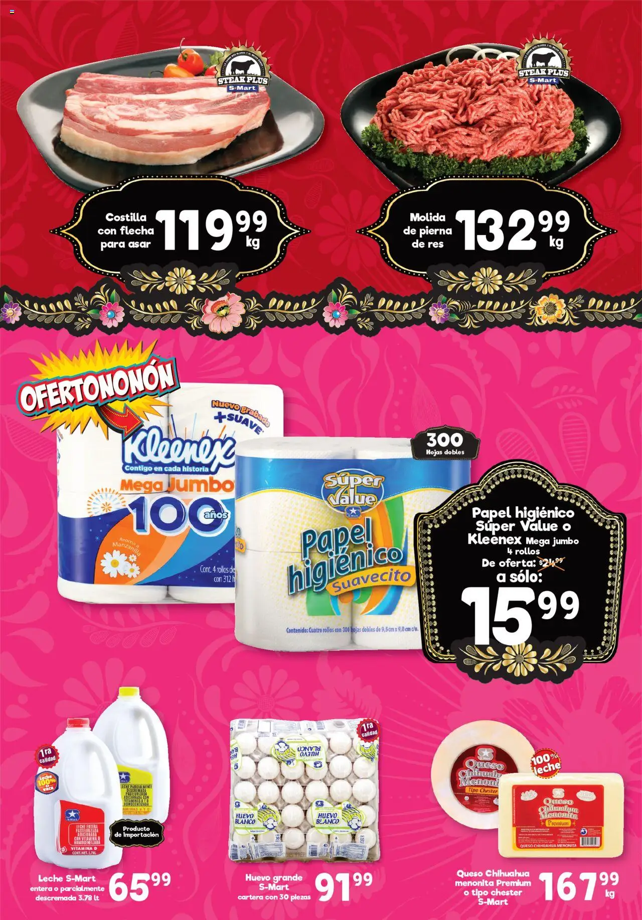 Folleto S-Mart y sus promociones válidas desde el 15/08/2025 - Número de página 1