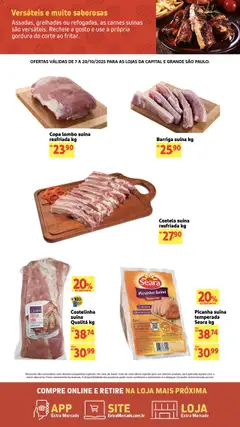 Pré-Visualização do folheto "Ofertas de Mercado Festival Carne Suína" da loja Extra válido a partir de 07/10/2025