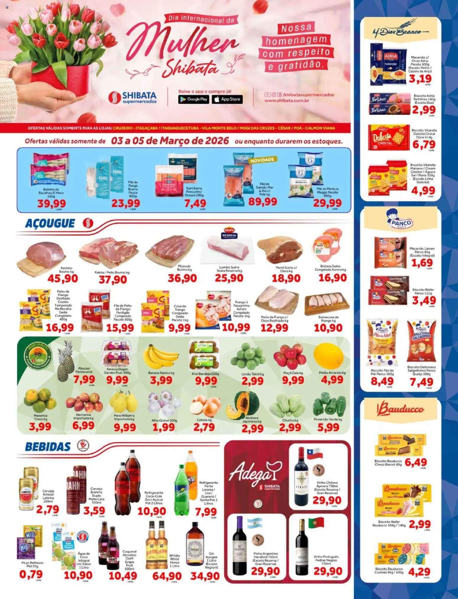 Pré-Visualização do folheto "Shibata ofertas Cruzeiro, Itaqua, Mogi César e Poá" da loja Shibata válido a partir de 03/03/2026