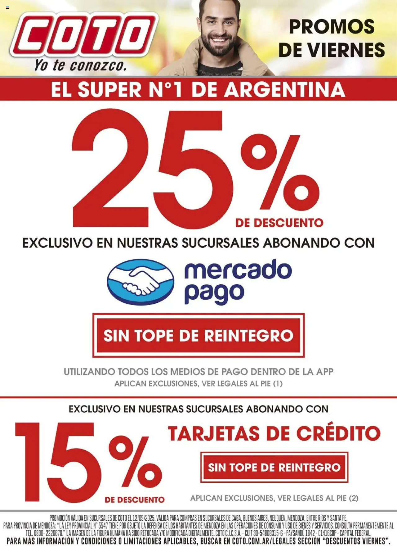 Coto Promos de Viernes del 12/09/2025 >> Catálogo