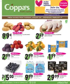 Un aperçu du dépliant Weekly flyer / circulaire du magasin Coppas Fresh Market est valide à partir 29 janv. 2026