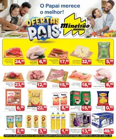 Pré-Visualização do folheto "Ofertas da semana" da loja Mineirão Atacarejo válido a partir de 04/08/2025 | Página: 1