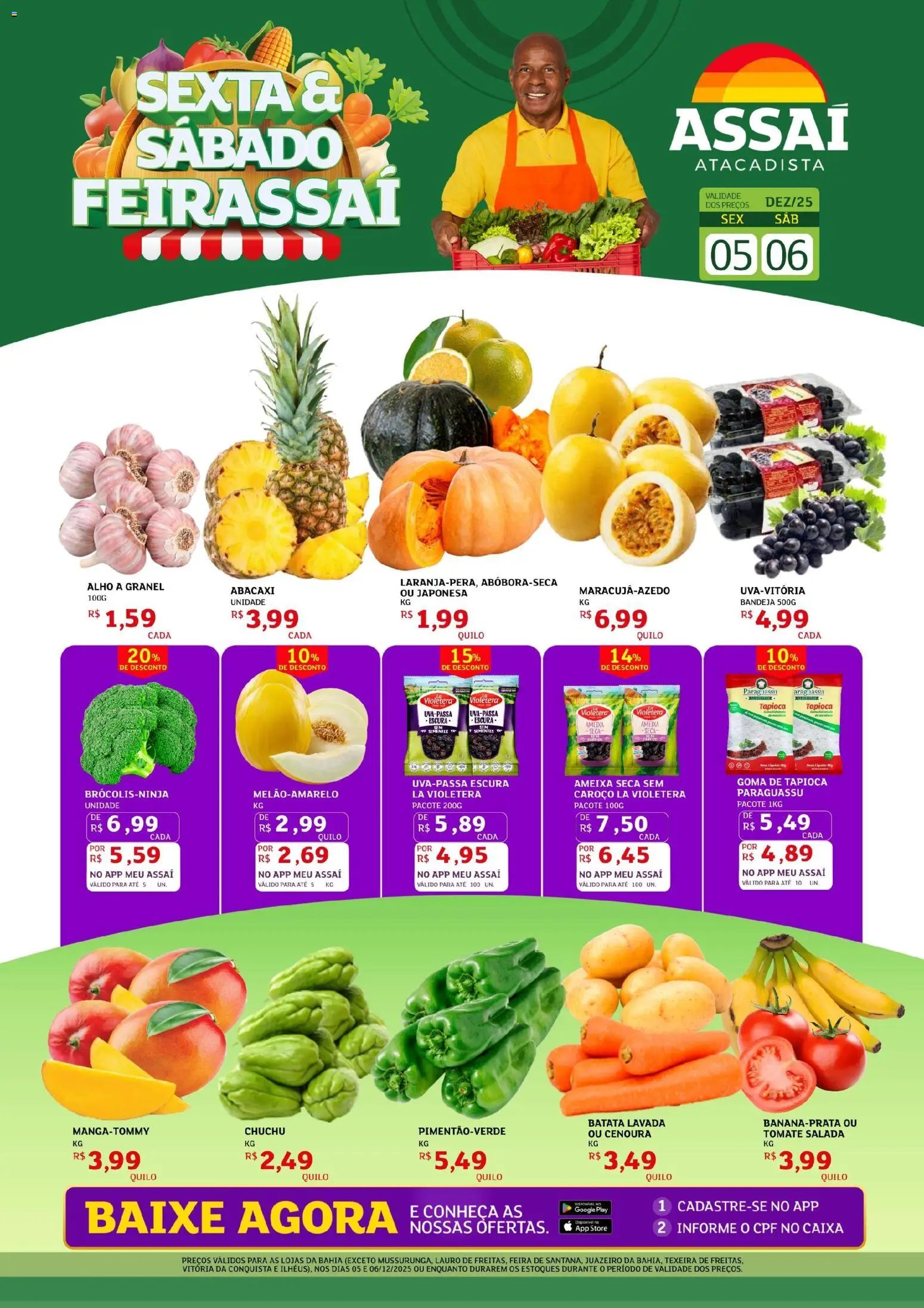 Pré-Visualização do folheto "Encarte - BA" da loja Assaí Atacadista válido a partir de 05/12/2025