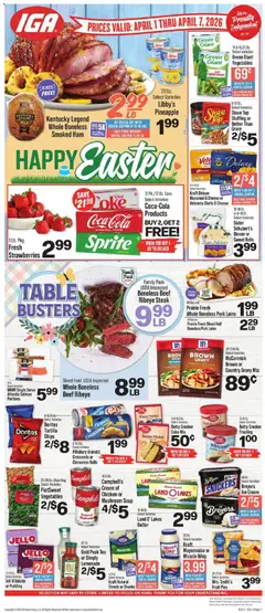 Ad Preview of IGA IGA Weekly Ad from 04/01/2026