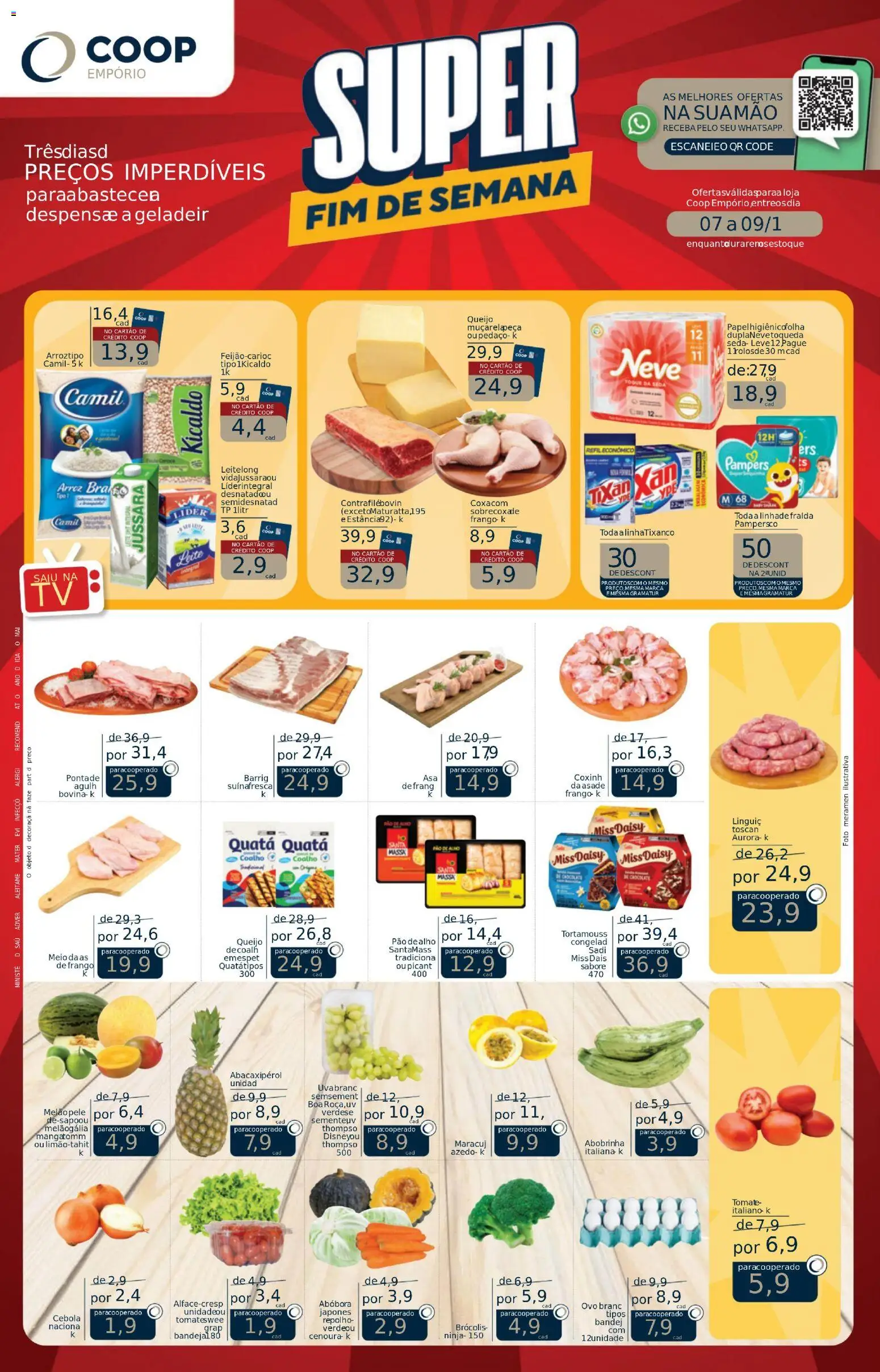 Pré-Visualização do folheto "Ofertas Fim de Semana" da loja Coop válido a partir de 07/11/2025