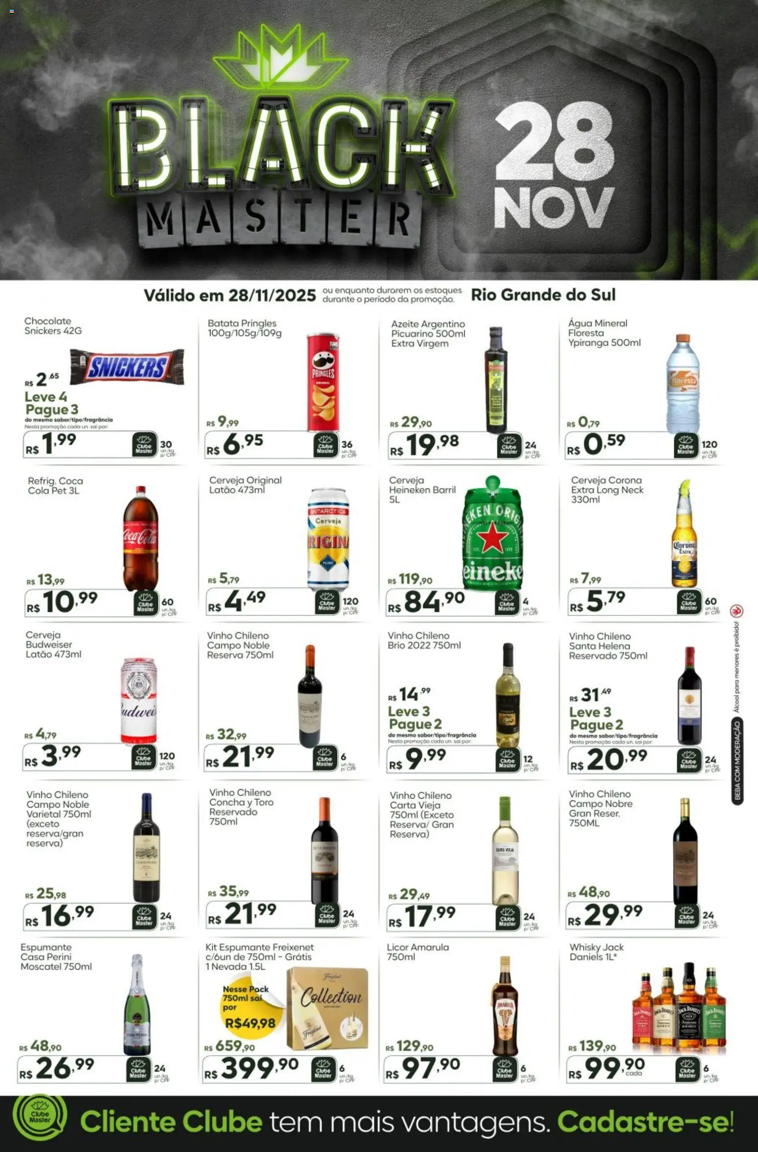 Pré-Visualização do folheto "Black Friday" da loja Master válido a partir de 28/11/2025