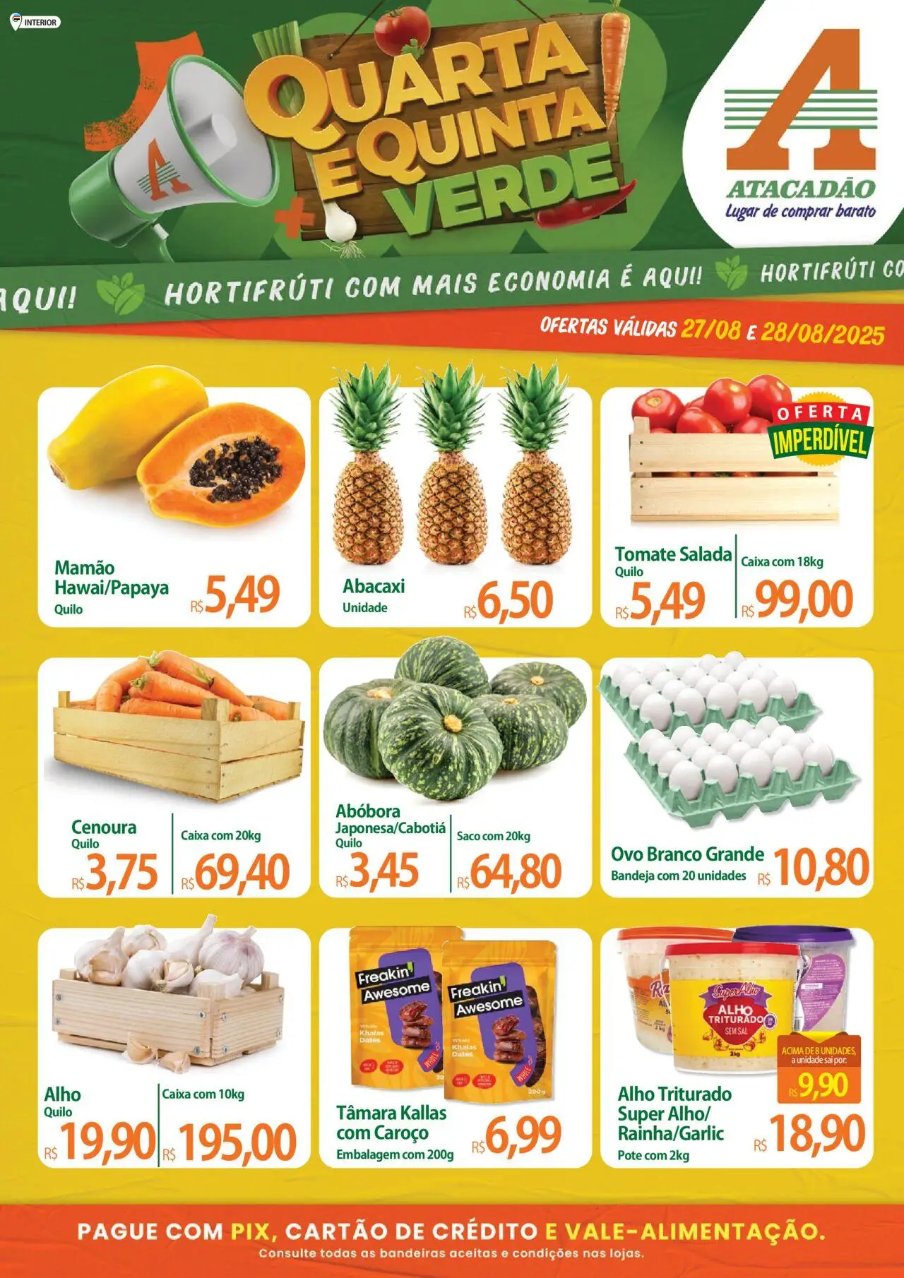 Atacadão folheto "Ofertas - SP" válido a partir de 27/08/2025 - número de página 1