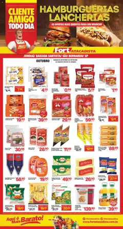 Pré-Visualização do folheto "Ofertas Food Service" da loja Fort Atacadista válido a partir de 20/10/2025
