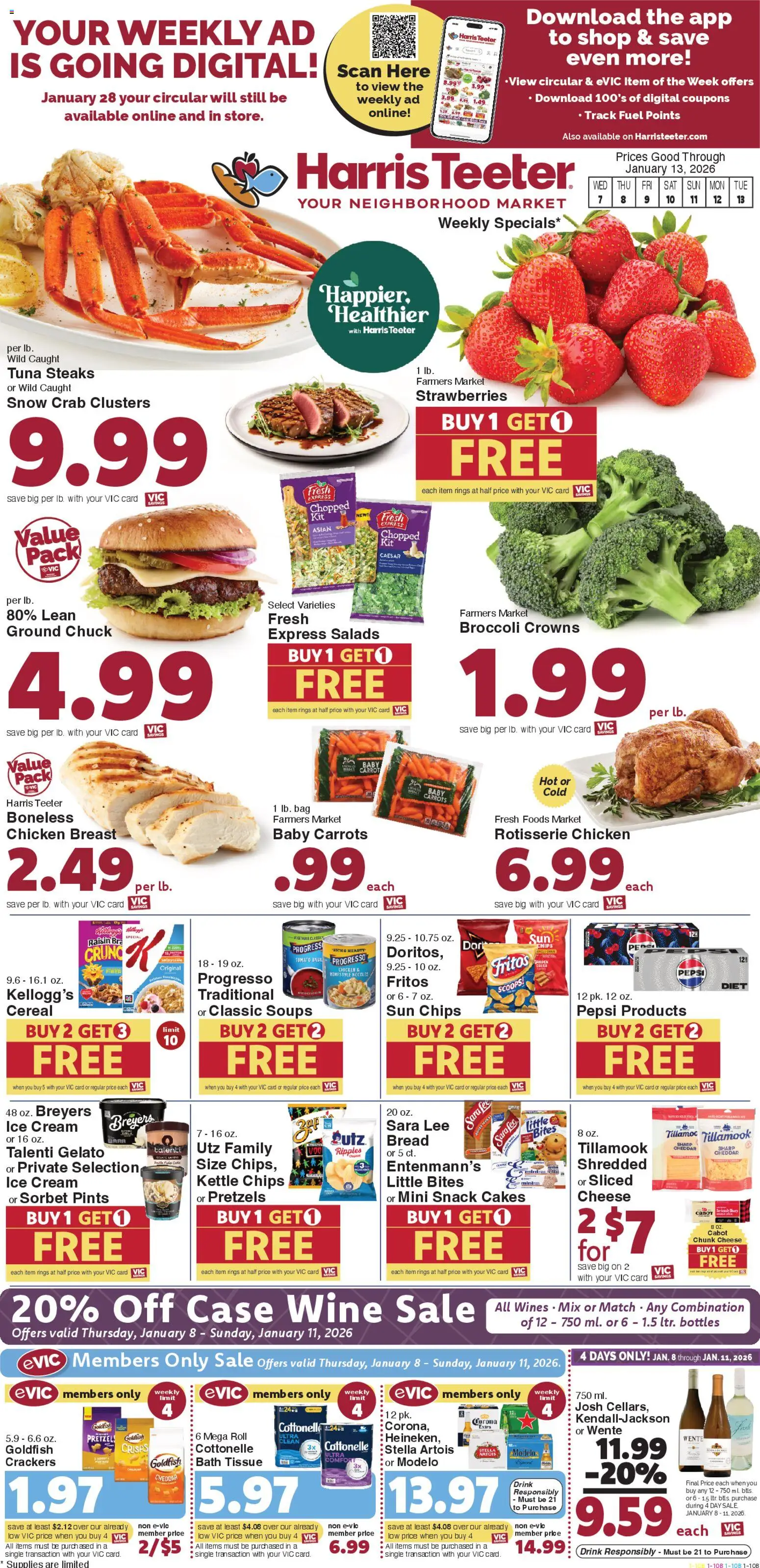 Ad Preview of Harris Teeter Weekly Ad from 01/07/2026