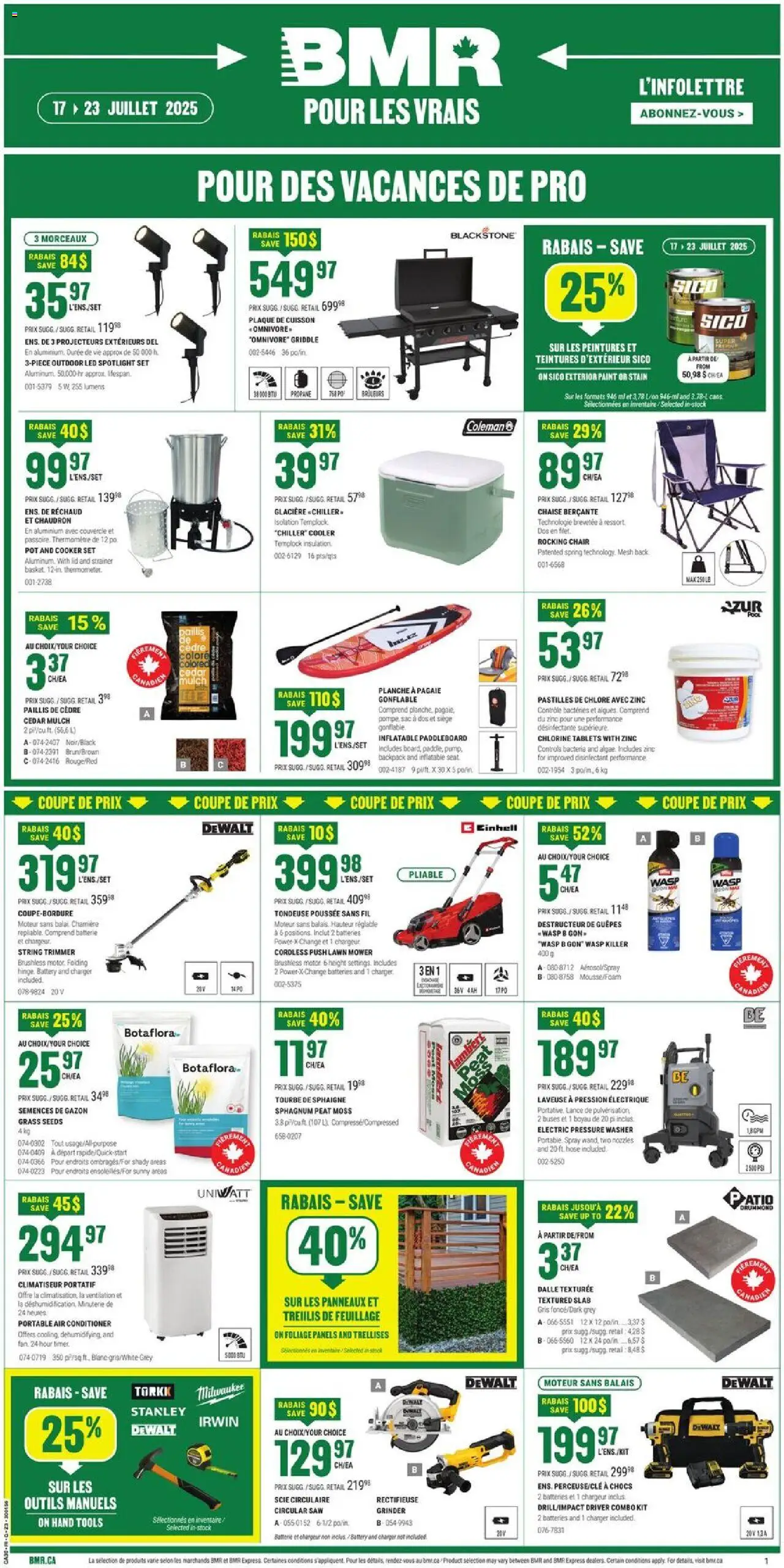 BMR flyer valid from Jul 17, 2025 - page number 1