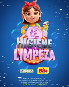 Pré-Visualização do folheto "Ofertas Higiene e Limpeza" da loja Big Supermercados válido a partir de 12/09/2025