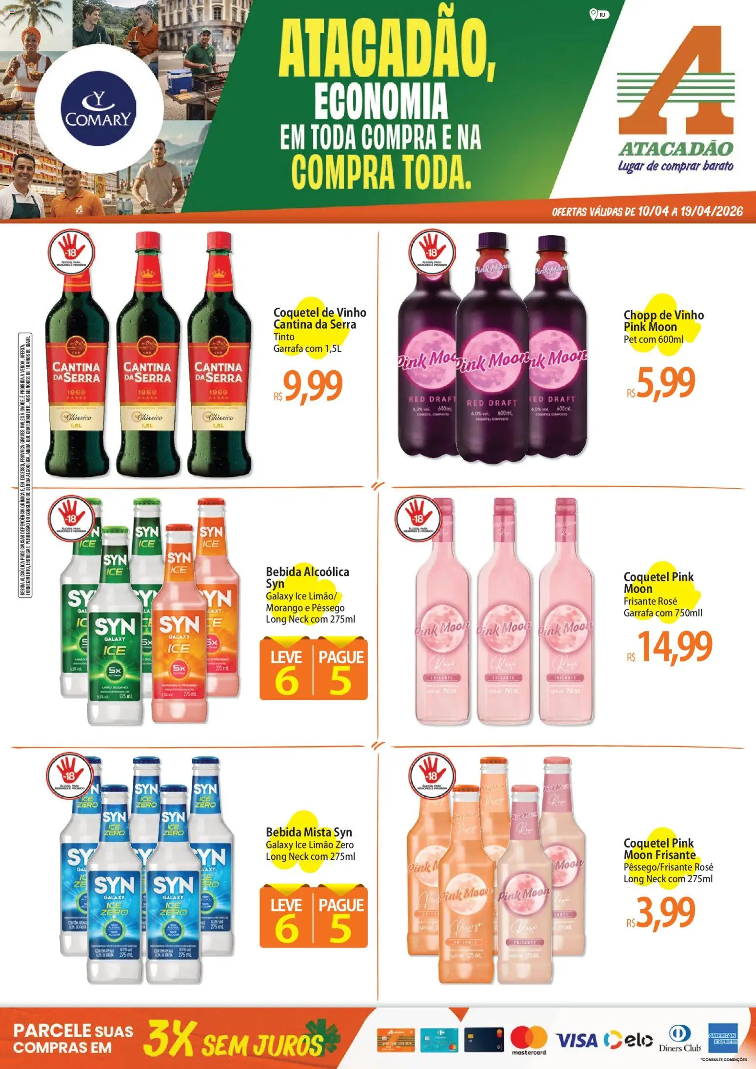 Pré-Visualização do folheto "Atacadão ofertas - RJ" da loja Atacadão válido a partir de 10/04/2026