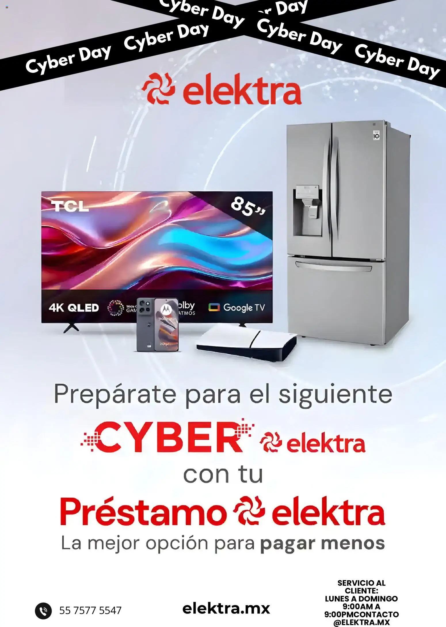 Vista previa las ofertas de la tienda Elektra - Cyber Day desde el 18/11/2025 
