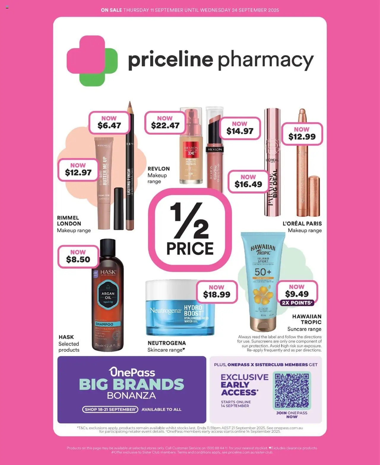 Preview of catalogue Spring from shop Priceline Pharmacy valid 11/09/2025