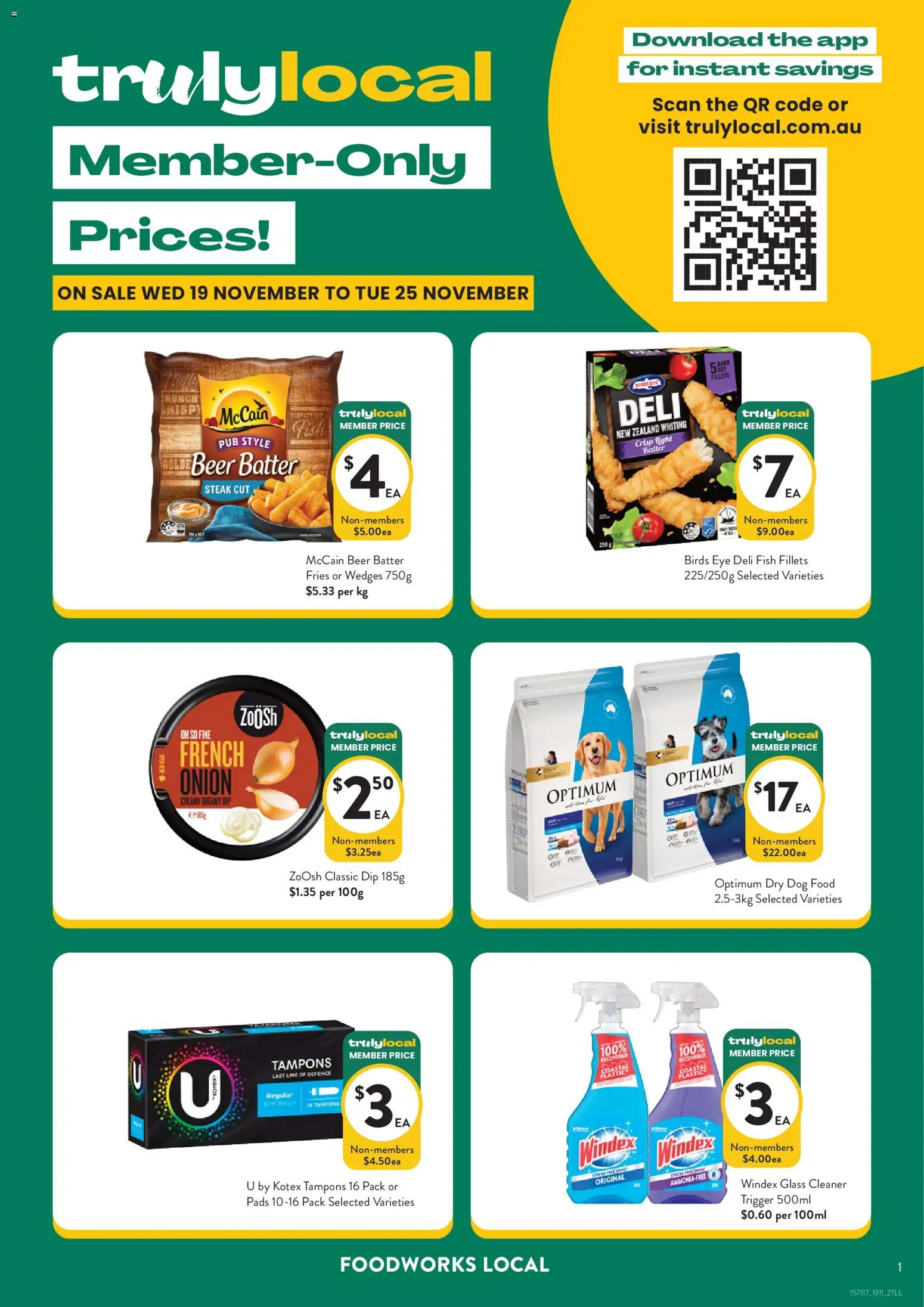 Preview of catalogue Truly Local from shop Foodworks valid 19/11/2025