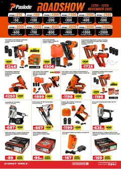 Preview of catalogue Roadshow from shop Sydney Tools valid 13/11/2025