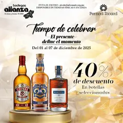 Vista previa las ofertas de la tienda Bodegas Alianza - Catálogo Tiempo de celebrar desde el 01/12/2025 