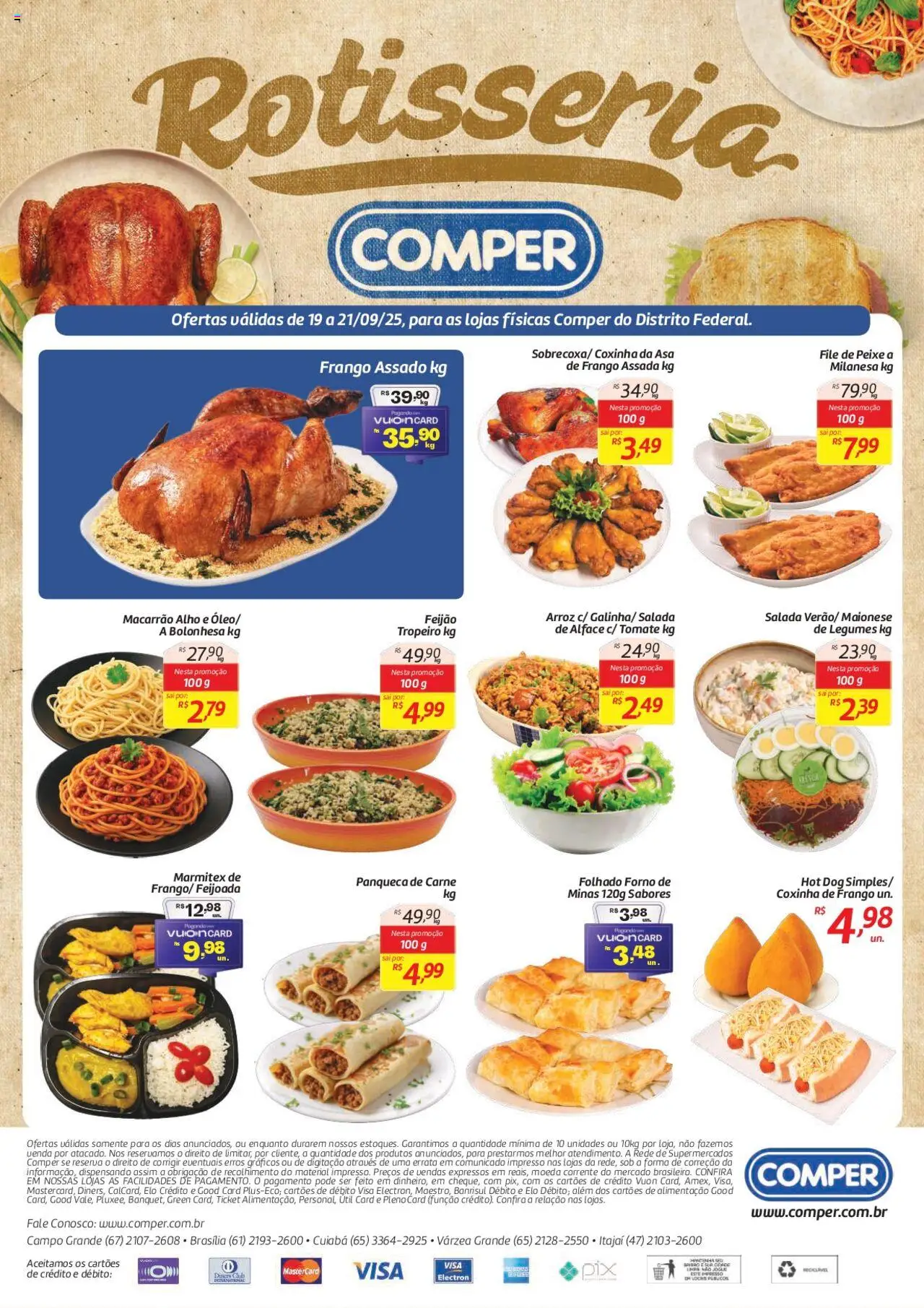 Comper folheto "Ofertas Rotisseria" válido a partir de 19/09/2025 - número de página 1