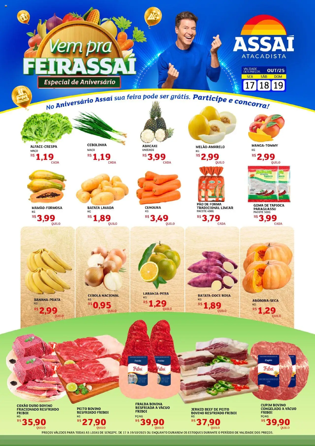 Assaí Atacadista folheto "Encarte - SE" válido a partir de 17/10/2025 - número de página 1